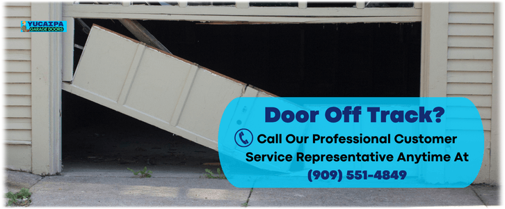 Garage Door Off Track Yucaipa CA (909) 551-4849